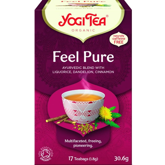 Yogi Tea Feel Pure 17 Τεμάχια (17 Φακελάκια x 1.8g)