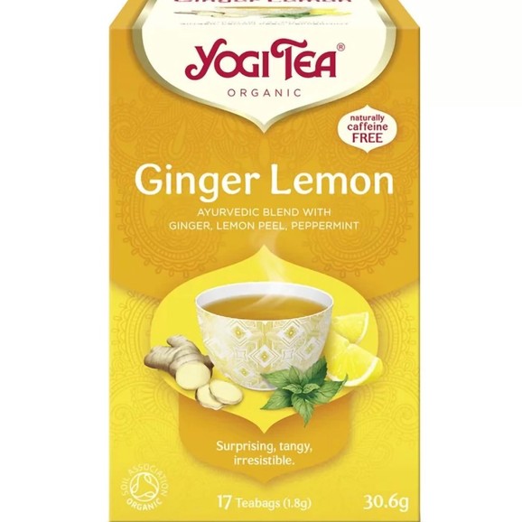 Yogi Tea Ginger Lemon 17 Teabags (17 Φακελάκια x 1,8g)