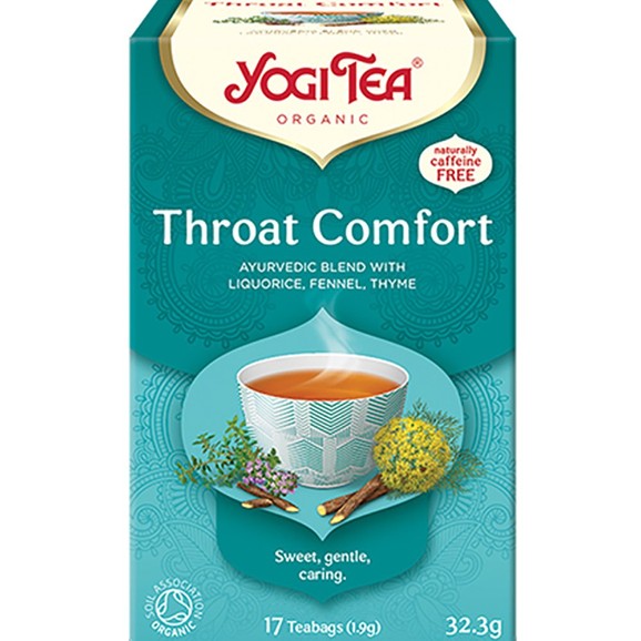 Yogi Tea Throat Comfort 17 Teabags (17 Φακελάκια x 1,9g)