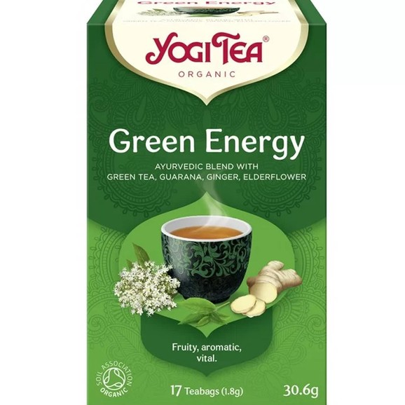 Yogi Tea Green Energy 17 Τεμάχια (17 Φακελάκια x 1.8g)