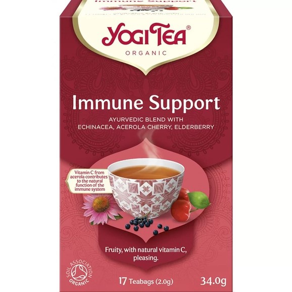 Yogi Tea Immune Support Ayurvedic Blend 17 Teabags (17 Φακελάκια x 1.8g)