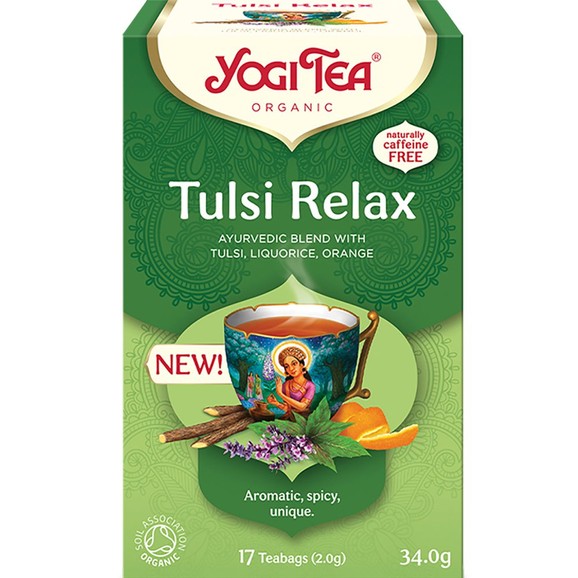Yogi Tea Tulsi Relax 17 Teabags (17 Φακελάκια x 2,0g)