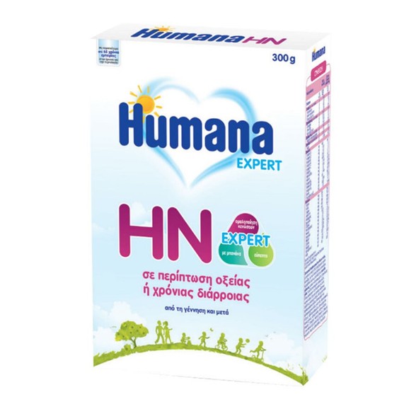 Humana HN Expert  Ειδική Τροφή για την Αντιμετώπιση της Οξείας ή Χρόνιας Διάρροιας, Από την Γέννηση & Μετά 300gr