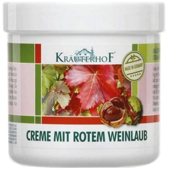 Krauterhof Κρέμα Ποδιών με Αγριοκάστανο & Κόκκινα Αμπελόφυλλα για την Μείωση των Οιδημάτων 250ml