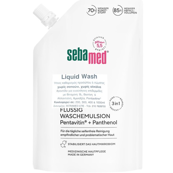 Sebamed Liquid Face & Body Wash Refill - 400ml