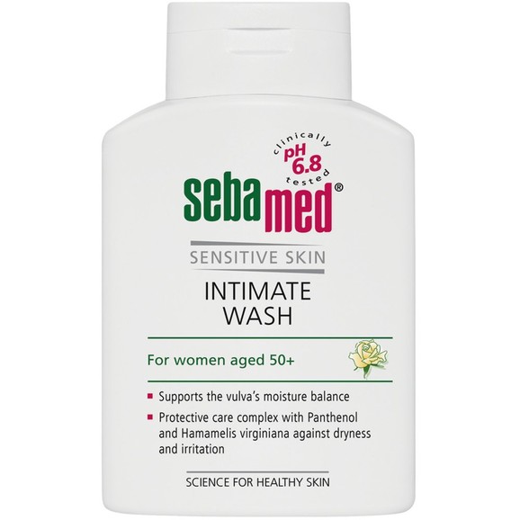 Sebamed Feminine Intimate Wash pH 6.8 for Women Aged 50+, 200ml