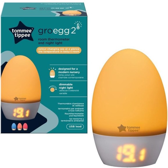 Tommee Tippee Groegg 2 Thermometer & Night Light 1 Τεμάχιο