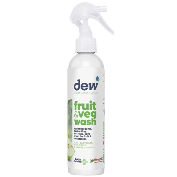 Dew Anti-Bacterial Not Toxic & Mineral Based Fruit & Veg Wash 250ml