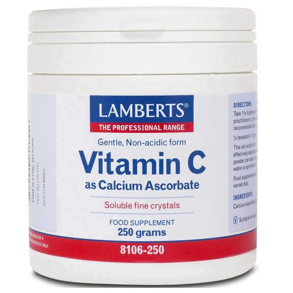 Lamberts Vitamin C as Calcium Ascorbate 250g