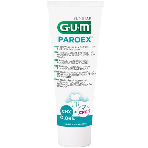 Gum Paroex CHX 0.06% & CPC Plaque & Gums Toothpaste 75ml