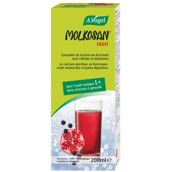 A.Vogel Molkosan Fruit  Πρεβιοτικό Σκεύασμα για τη Σωστή Λειτουργία Του Πεπτικού Συστήματος 200ml