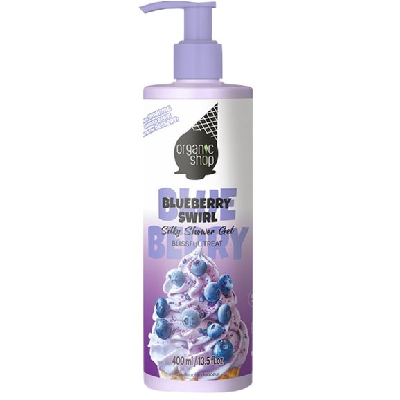 Organic Shop Ice Cream Blueberry Swirl Shower Gel 400ml