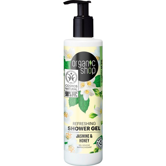 Organic Shop Refreshing Shower Gel Jasmine & Honey 280ml