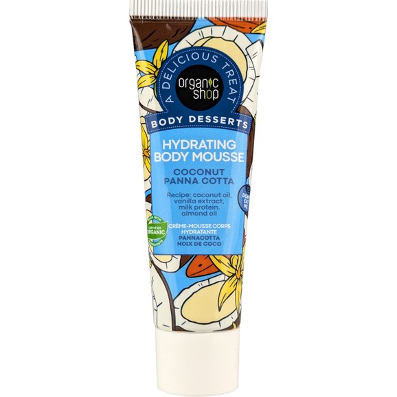 Δώρο Organic Shop Body Desserts Coconut Panna Cotta Hydrating Body Mousse 30ml