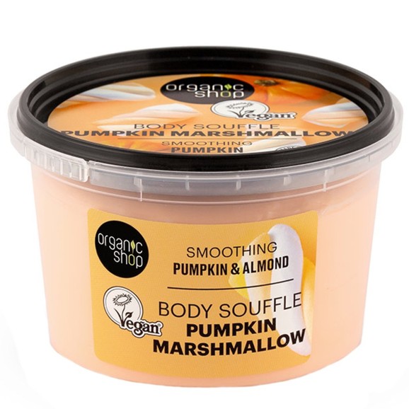 Organic Shop Pumpkin Marshmallow Smoothing Pumpkin & Almond Body Souffle 250ml