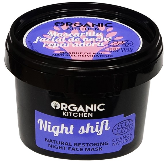 Organic Kitchen Night Shift Natural Restoring Night Face Mask 100ml