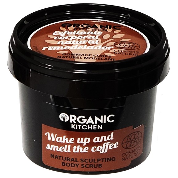 Organic Kitchen Wake up & Smell the Coffee Natural Sculpting Body Scrub 100ml