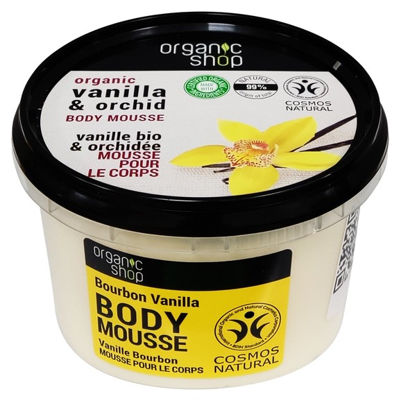Organic Shop Vanilla & Orchid Body Mousse 250ml