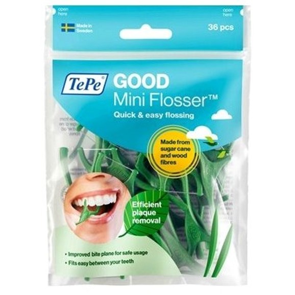 Tepe Mini Flosser Για Απαλό Και Ααποτελεσματικό Καθαρισμό Ανάμεσα Στα Δόντια 36τμχ Tepe Mini Flosser Για Απαλό Και Ααποτελεσματικό Καθαρισμό Ανάμεσα Στα Δόντια 36τμχ
