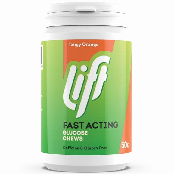 Lift Gluco Fast Acting Glucose 50 Chew.tabs - Orange