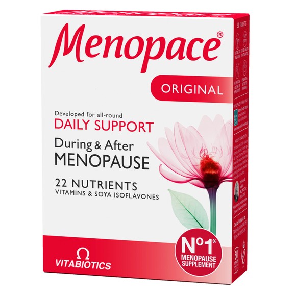 Vitabiotics Menopace Original Food Supplement 30tabs