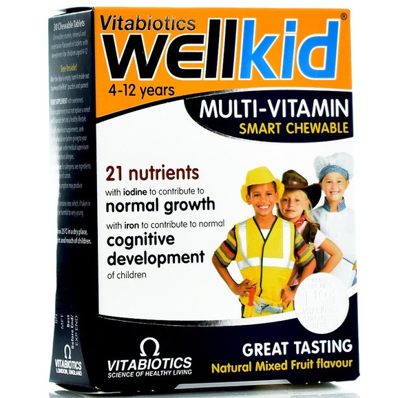 Vitabiotics Wellkid Multi-Vitamin 30tabs Vitabiotics Wellkid Multi-Vitamin 30tabs