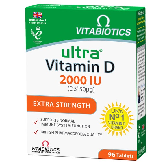 Vitabiotics Ultra Vitamin D 2000IU 96tabs