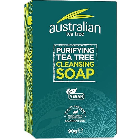 Optima Australian Tea Tree Antiseptic Cleansing Soap Παρέχει Βαθύ Καθαρισμό Και Αντισηπτική Προστασία 90gr