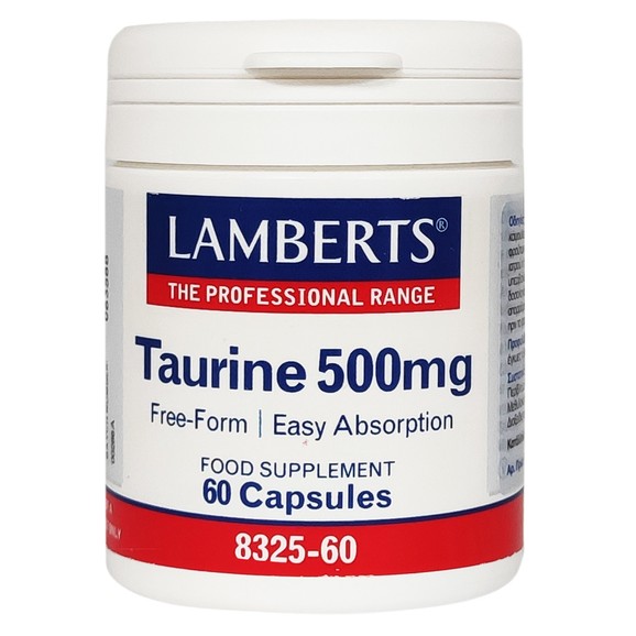 Lamberts Taurine 500mg 60caps Lamberts Taurine 500mg 60caps