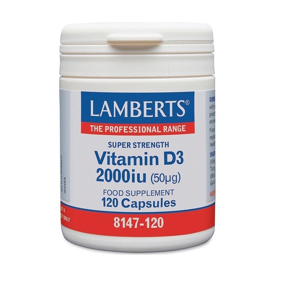 Lamberts Vitamin D3 2000iu 50μg 120 caps Lamberts Vitamin D3 2000iu 50μg 120 caps