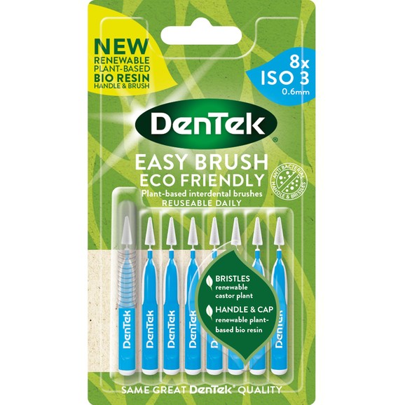 Dentek Easy Brush Interdental Brushes Size/ISO 3 (0,6mm) 8 Τεμάχια