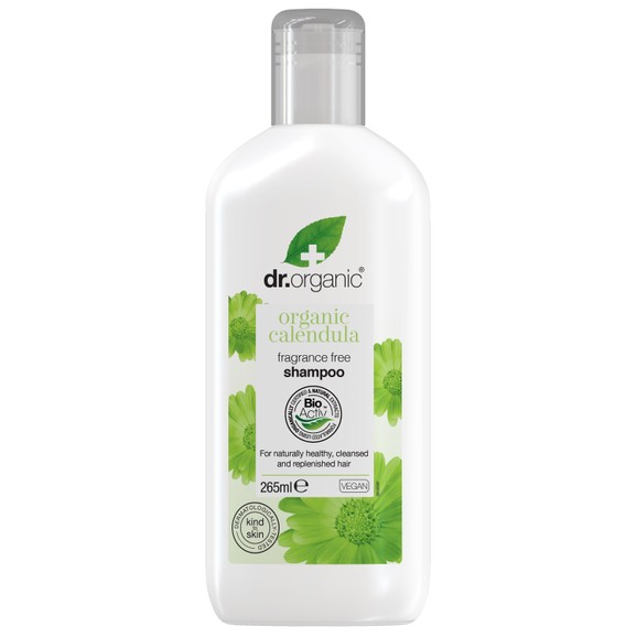 Dr Organic Calendula Fragrance Free Shampoo 265ml