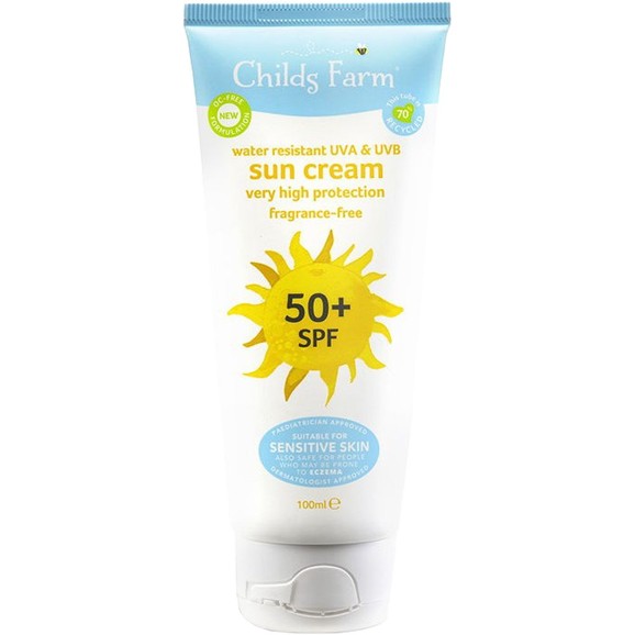 Childs Farm Water Resistant Sun Cream Spf50+, 100ml