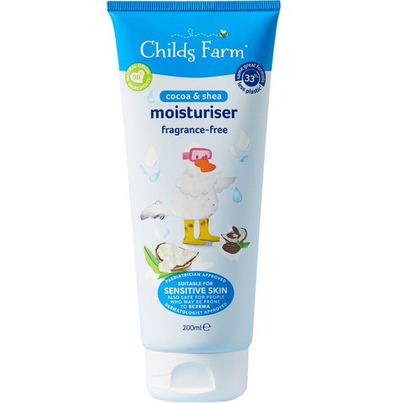 Childs Farm Moisturiser Fragrance-Free with Cocoa & Shea Κωδ CF281, 200ml