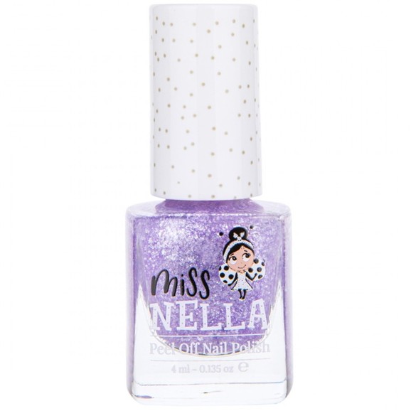 Miss Nella Peel Off Nail Glitter Polish Κωδ. 775-47, 4ml - Sparkly Zebra