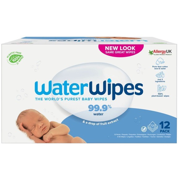 WaterWipes Baby Wipes 0m+, 720 Τεμάχια