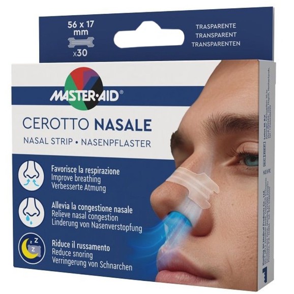 Master Aid Cerotto Nasal Strip 56x17mm 30 Τεμάχια