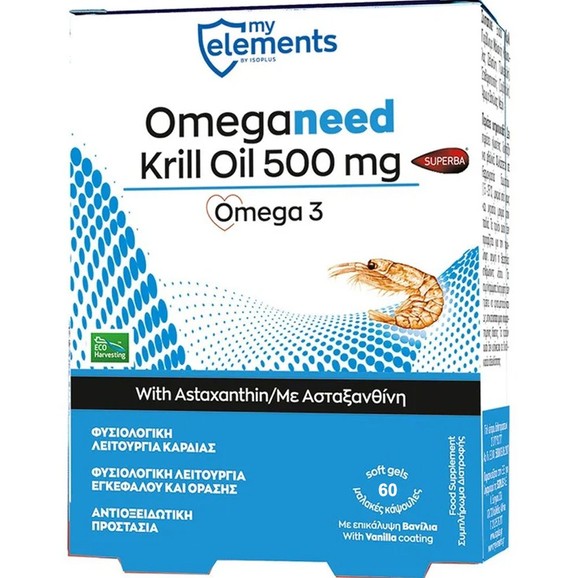 My Elements Omeganeed Krill Oil 500mg 60caps