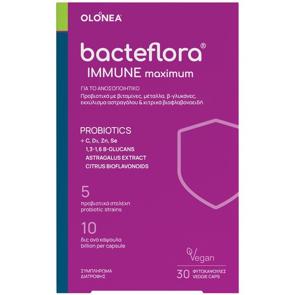 Olonea Bacteflora Immune Maximum Probiotics 30veg.caps