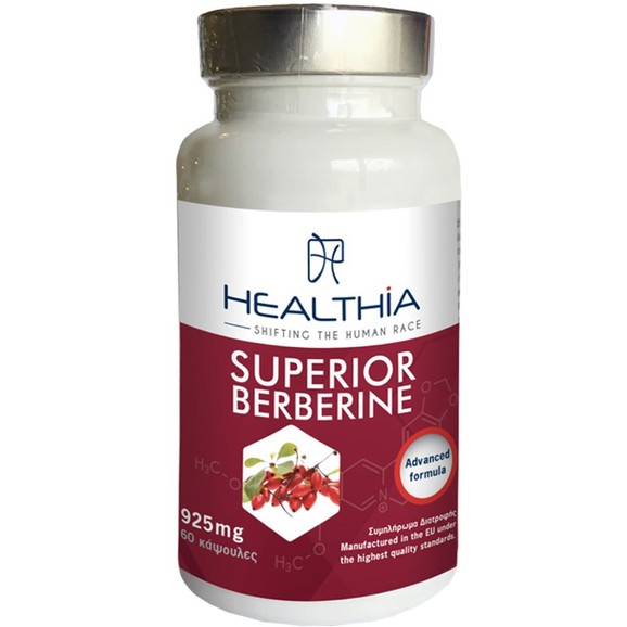 Healthia Superior Berberine 925mg 60caps Healthia Superior Berberine 925mg 60caps