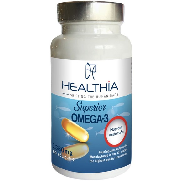 Healthia Superior Omega 3, 1380mg 60caps