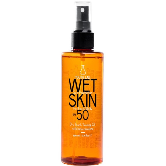 Youth Lab Wet Skin Spf50 Face & body Dry Touch Tanning Oil 100ml Youth Lab Wet Skin Spf50 Face & body Dry Touch Tanning Oil 100ml