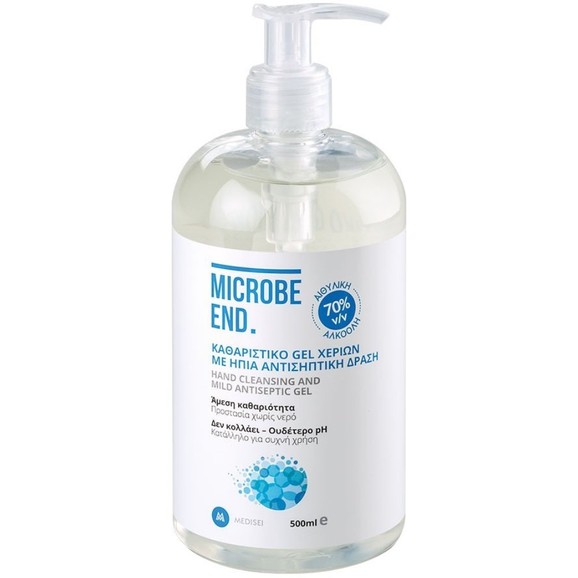 Medisei Microbe End Cleansing & Mild Antiseptic Hand Gel 500ml