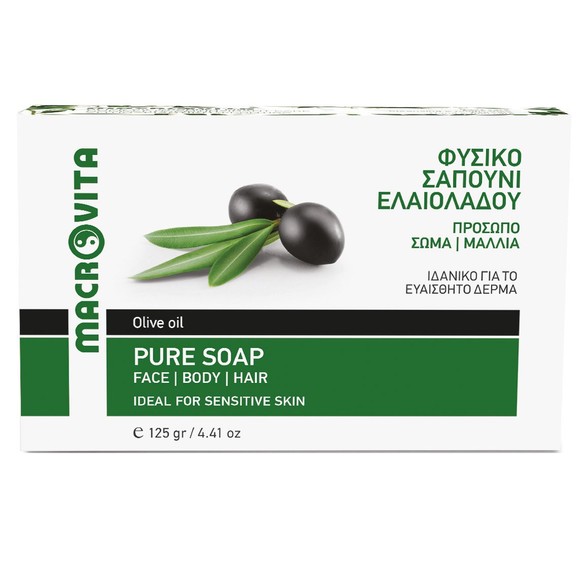Macrovita Olive Oil Pure Soap 125gr
