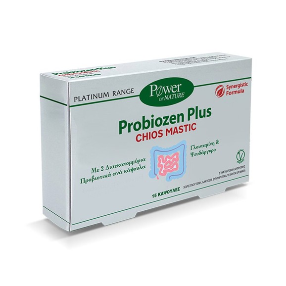 Power of Nature Platinum Range Probiozen Plus Chios Mastic 15caps