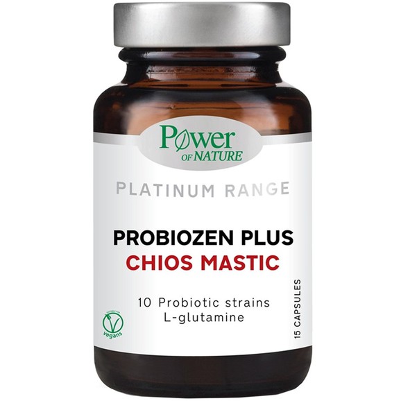 Power Of Nature Platinum Range Probiozen Plus Chios Mastic 15caps