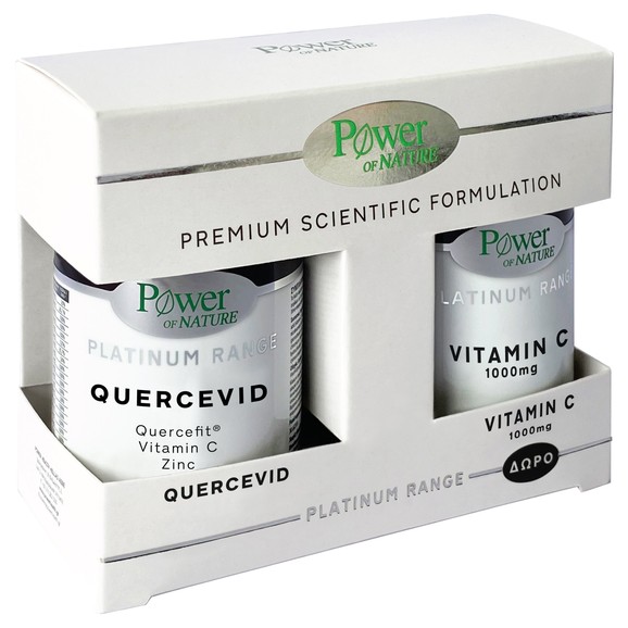 Power Health Promo Platinum Range Quercevid 30caps & Δώρο Vitamin C 1000mg 20caps
