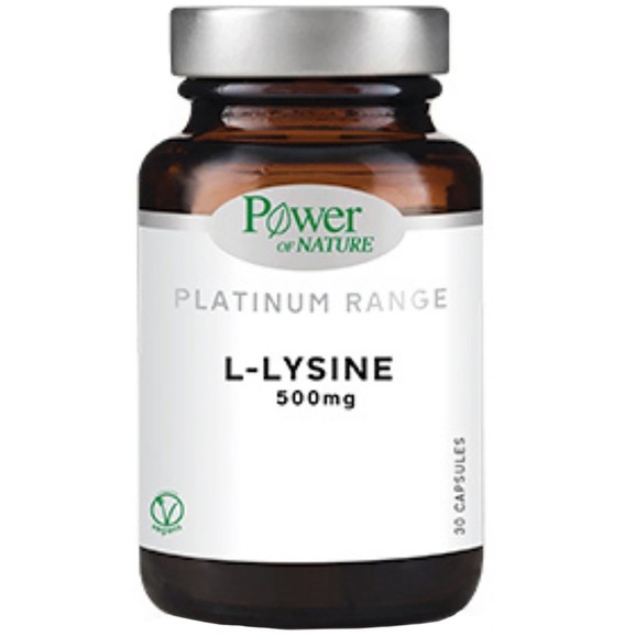 Power of Nature Platinum Range L-Lysine 500mg 30veg.caps