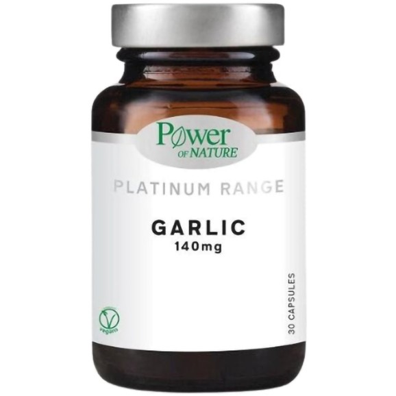 Power of Nature Platinum Range Garlic 140mg 30veg.caps