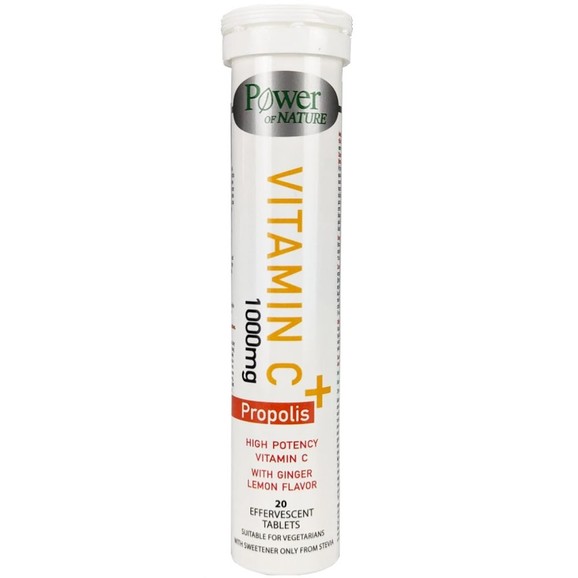 Power Health Vitamin C + Propolis 1000mg, 20 Effer.tabs Power Health Vitamin C + Propolis 1000mg, 20 Effer.tabs